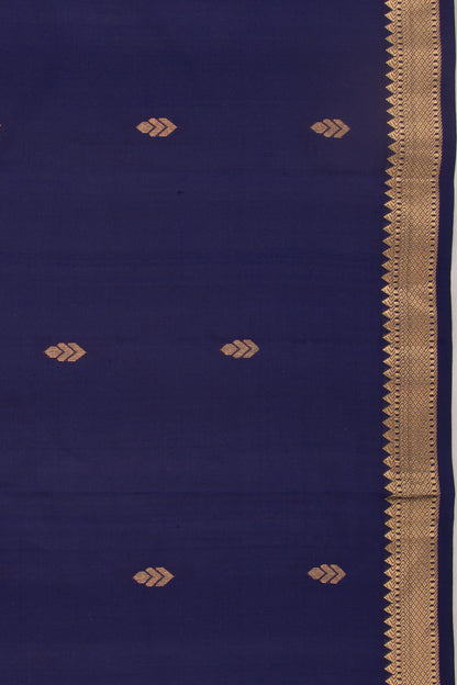 Taranga Kanchi Silk Butta Dark Blue Saree