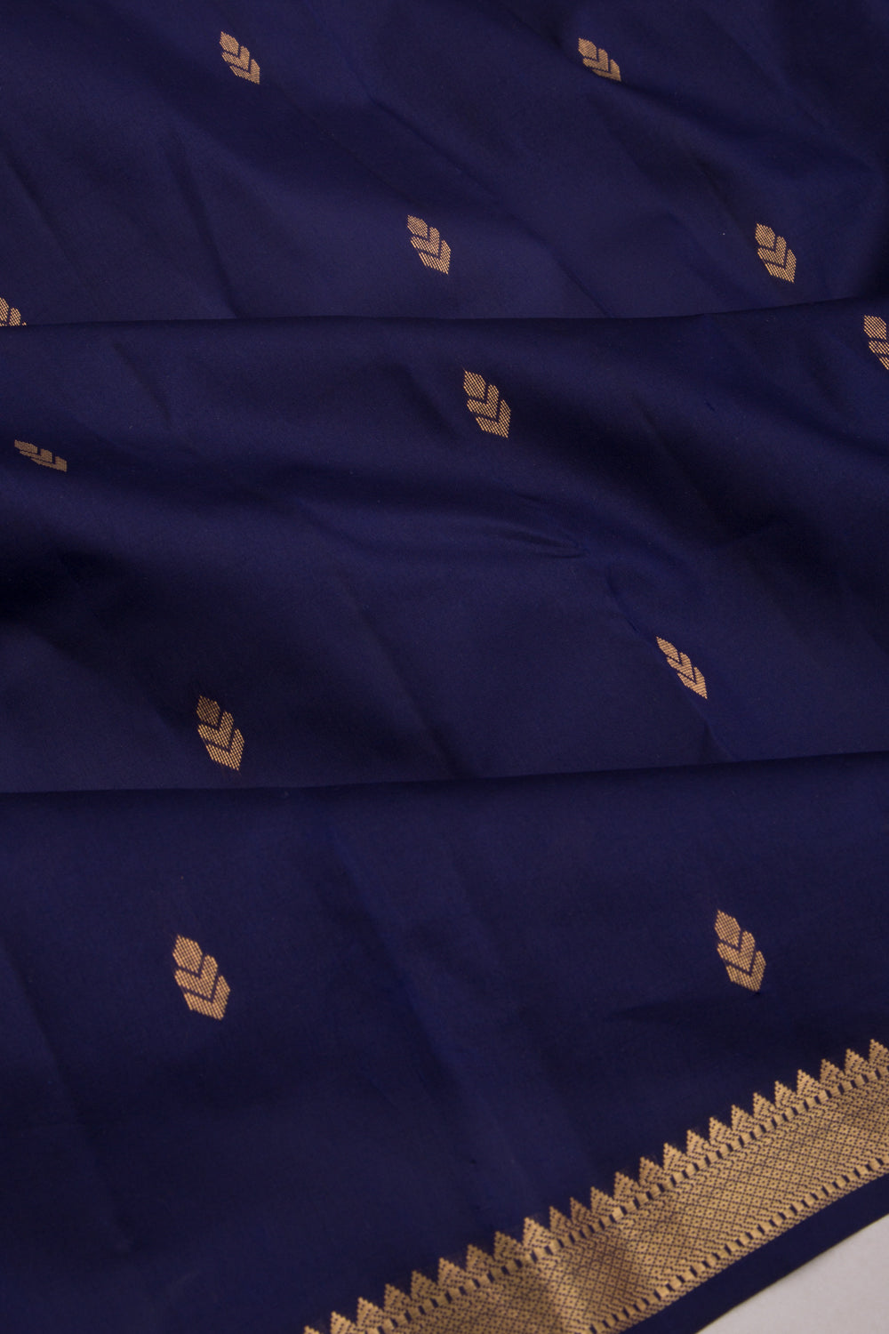 Taranga Kanchi Silk Butta Dark Blue Saree