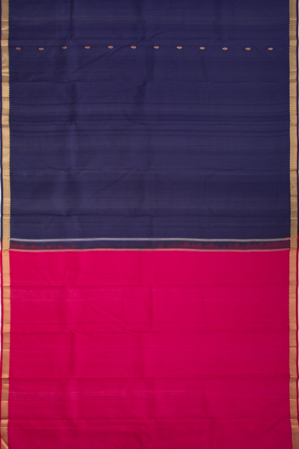 Taranga Kanchi Silk Butta Dark Blue Saree