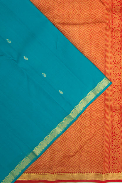 Taranga Kanchi Silk Butta Sky Blue Saree