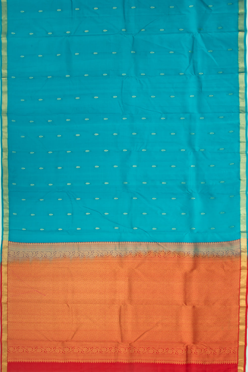 Taranga Kanchi Silk Butta Sky Blue Saree