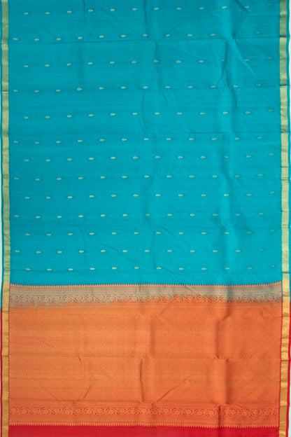 Taranga Kanchi Silk Butta Sky Blue Saree