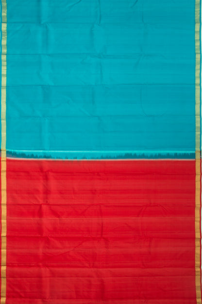 Taranga Kanchi Silk Butta Sky Blue Saree