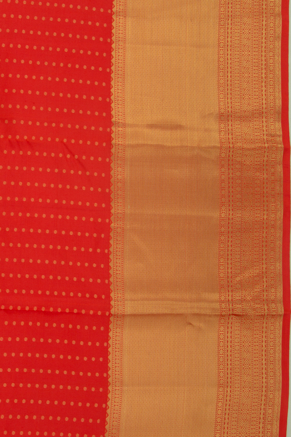 Taranga Kanchi Silk Brocade Red Saree