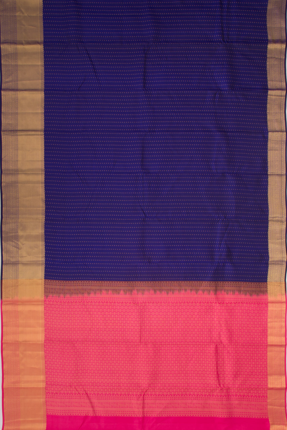 Taranga Kanchi Silk Butta Royal Blue Saree