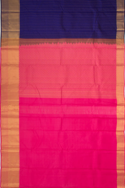 Taranga Kanchi Silk Butta Royal Blue Saree