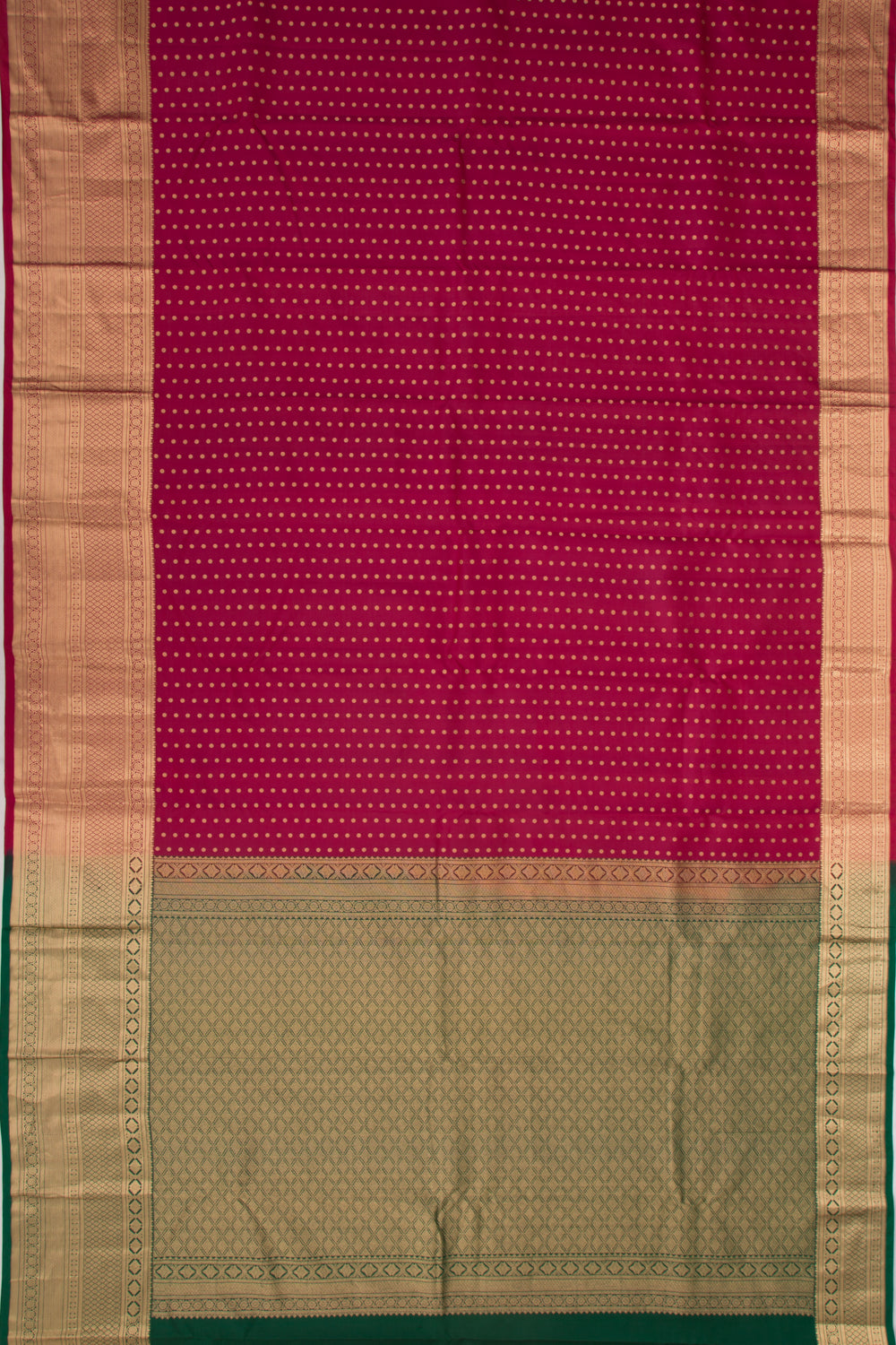 Taranga Kanchi Silk Butta Maroon Saree