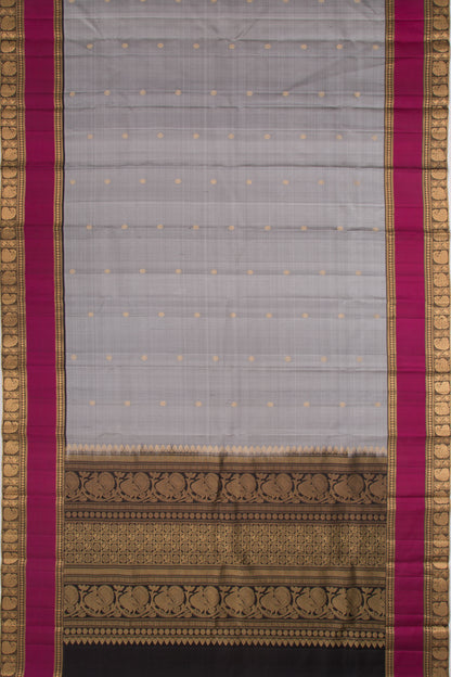 Taranga Kanchi Silk Butta Grey Saree