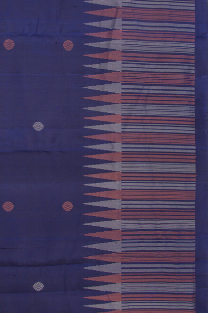 Taranga Kanchi Silk Butta Dark Blue Saree