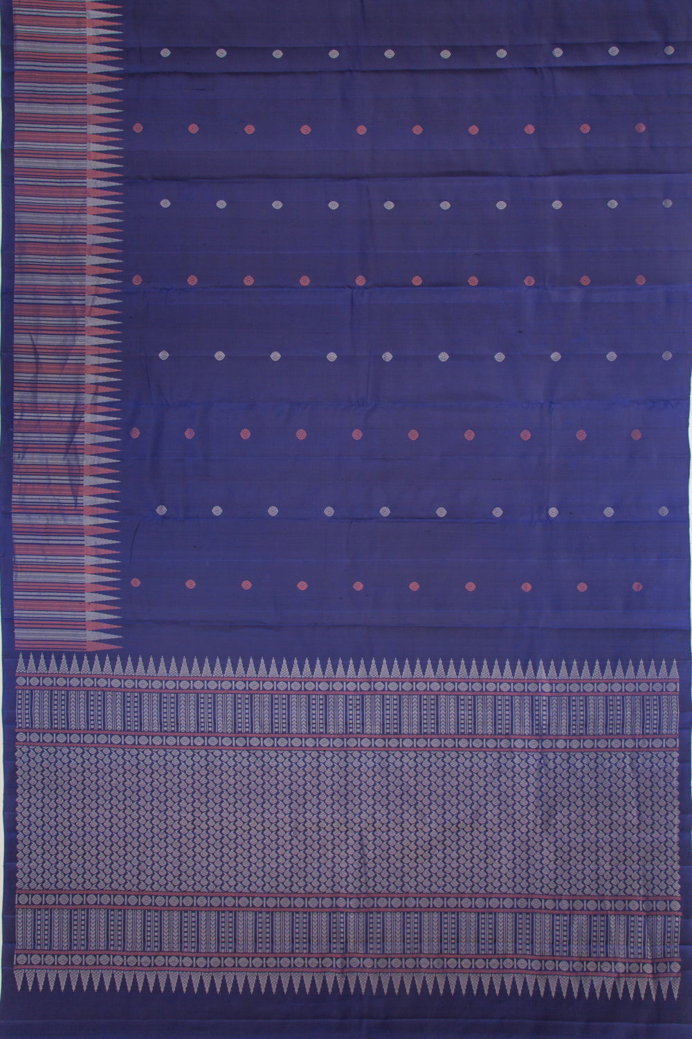 Taranga Kanchi Silk Butta Dark Blue Saree