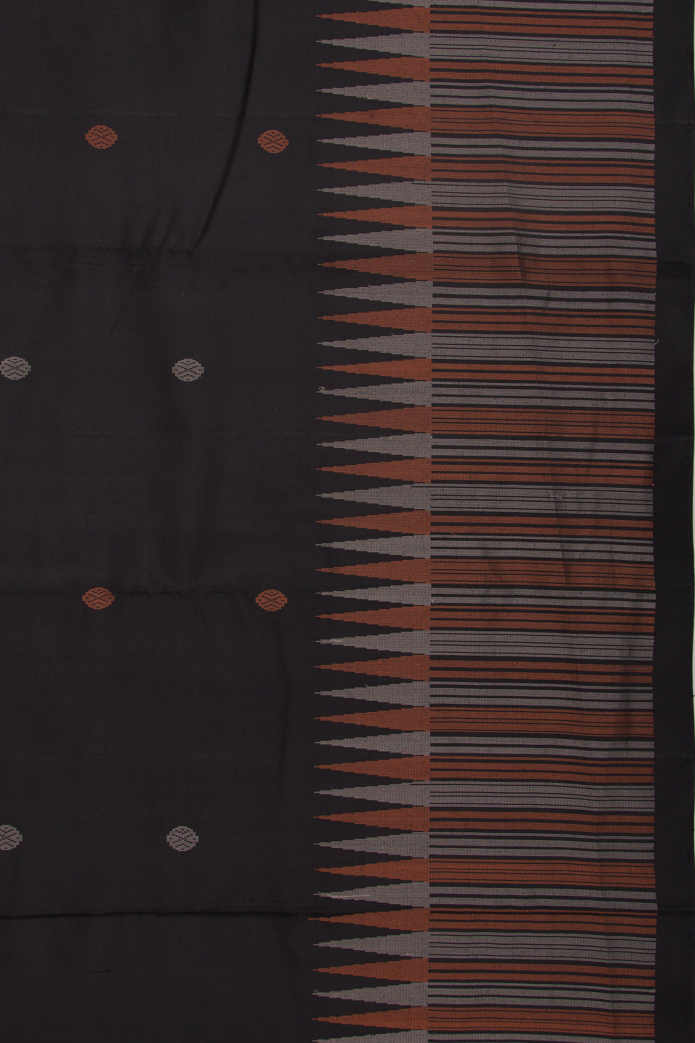 Taranga Kanchi Silk Butta Black Saree