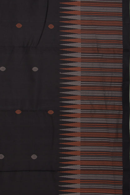 Taranga Kanchi Silk Butta Black Saree