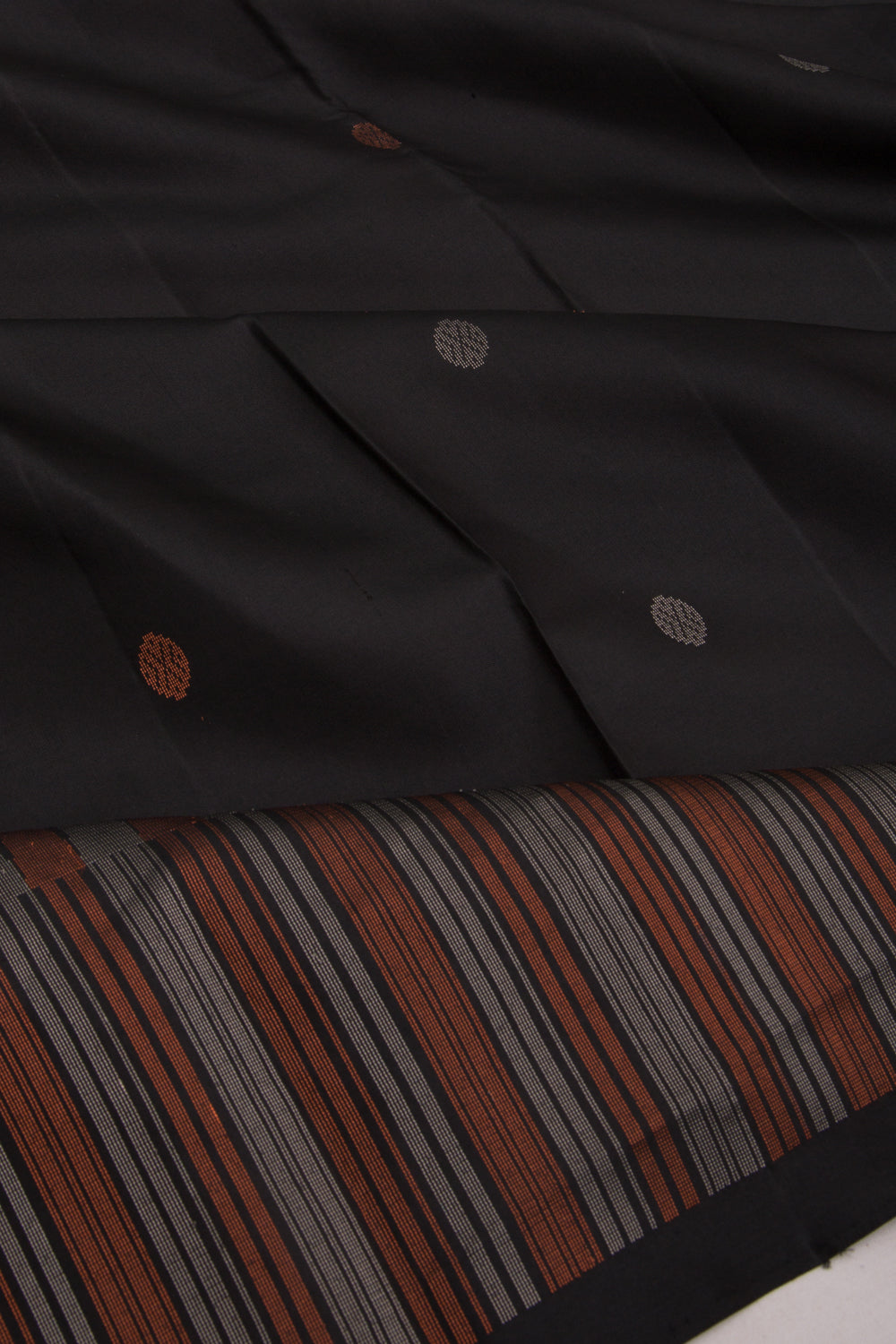 Taranga Kanchi Silk Butta Black Saree