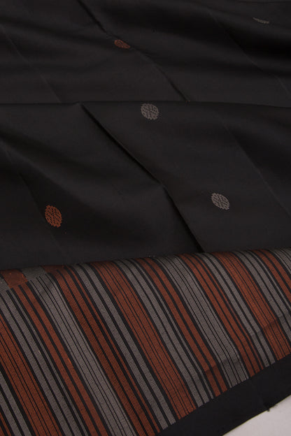 Taranga Kanchi Silk Butta Black Saree