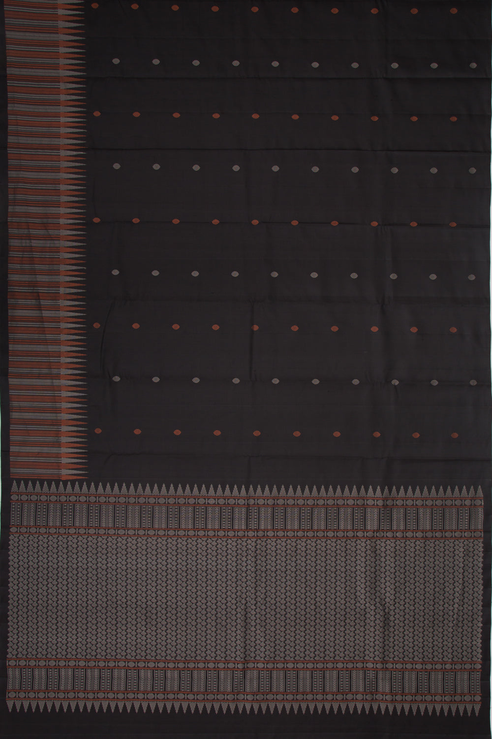 Taranga Kanchi Silk Butta Black Saree