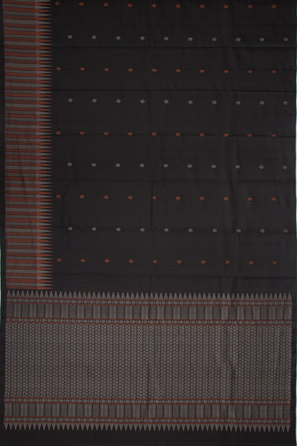 Taranga Kanchi Silk Butta Black Saree
