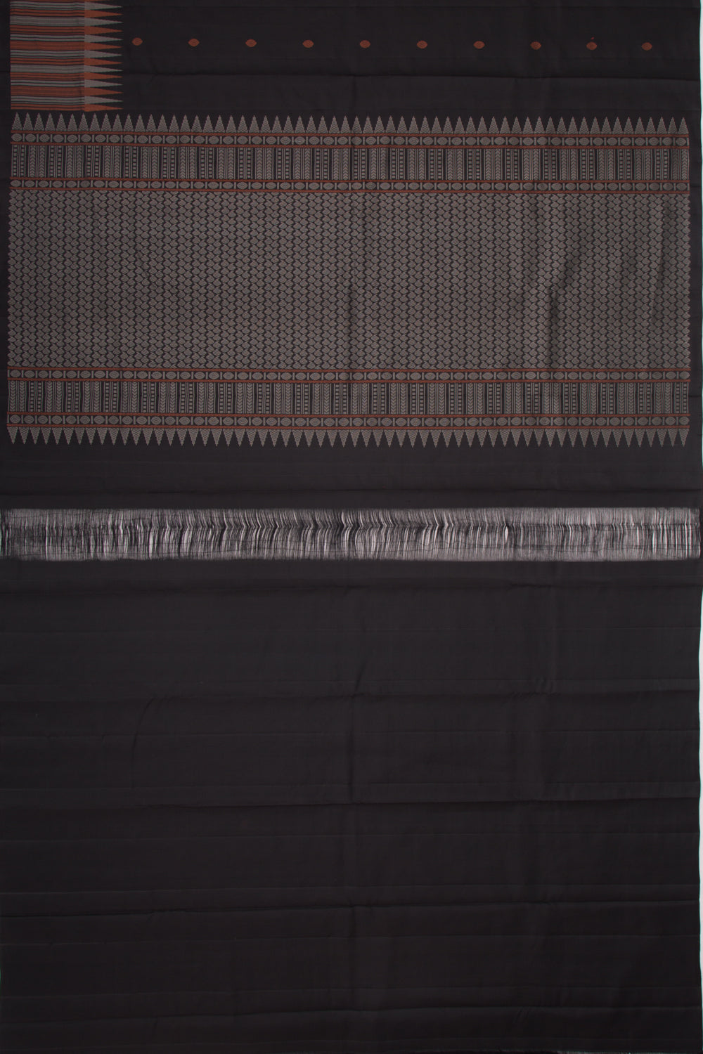 Taranga Kanchi Silk Butta Black Saree