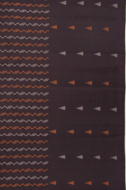 Taranga Kanchi Silk Brocade Black Saree