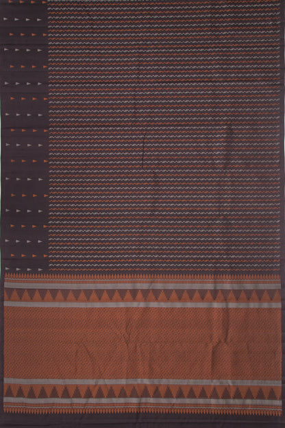Taranga Kanchi Silk Brocade Black Saree
