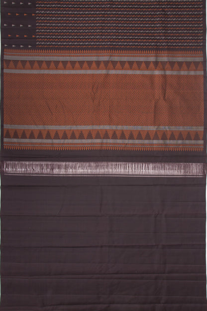 Taranga Kanchi Silk Brocade Black Saree