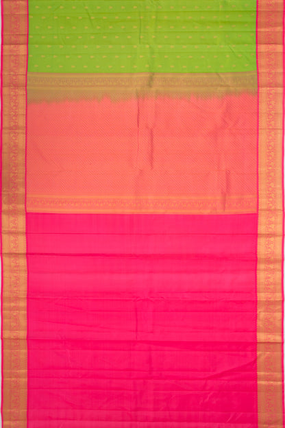Taranga Kanchi Silk Butta Green Saree