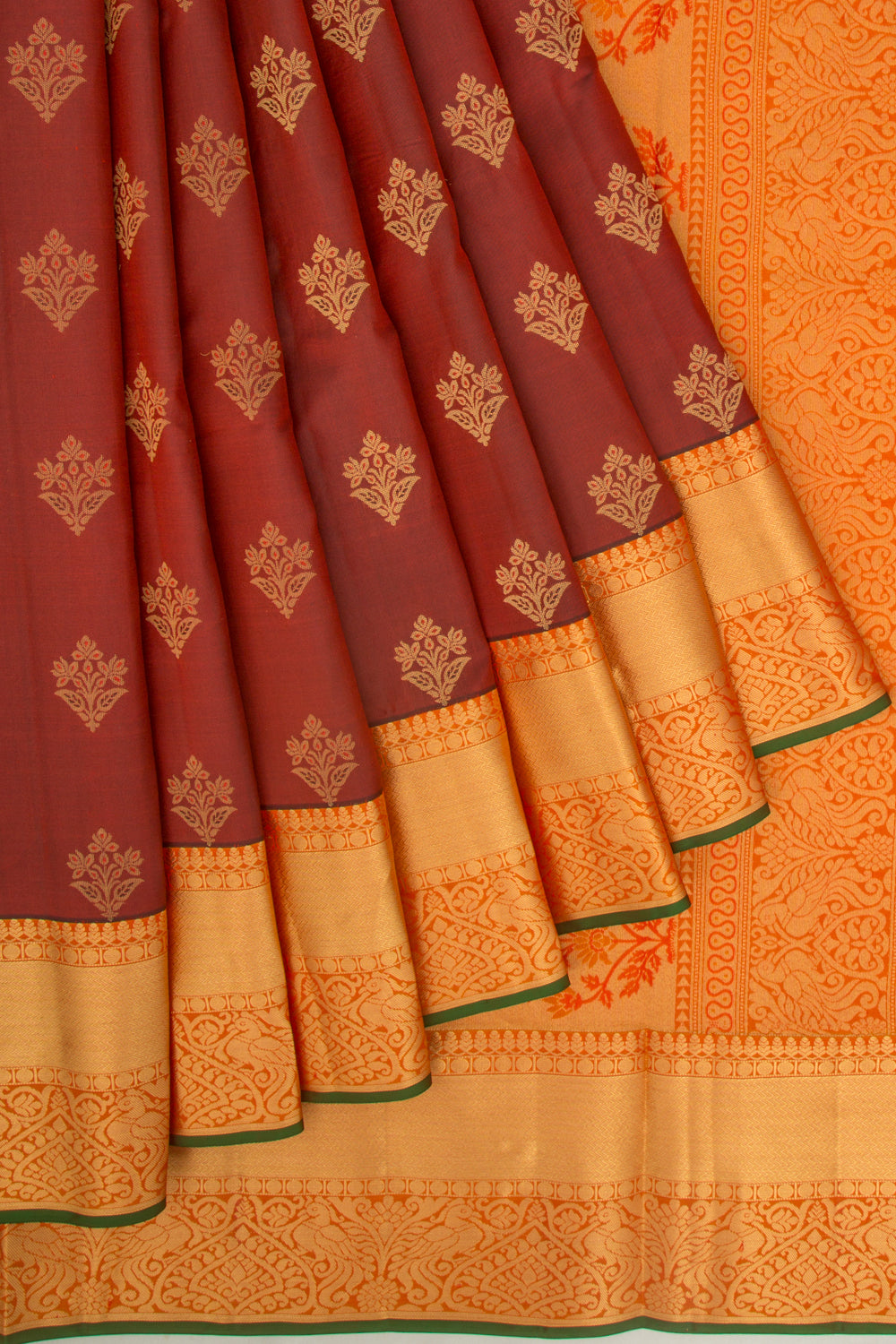 Coimbatore Soft Silk Butta Maroon Saree