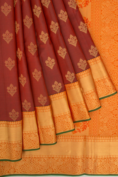 Coimbatore Soft Silk Butta Maroon Saree