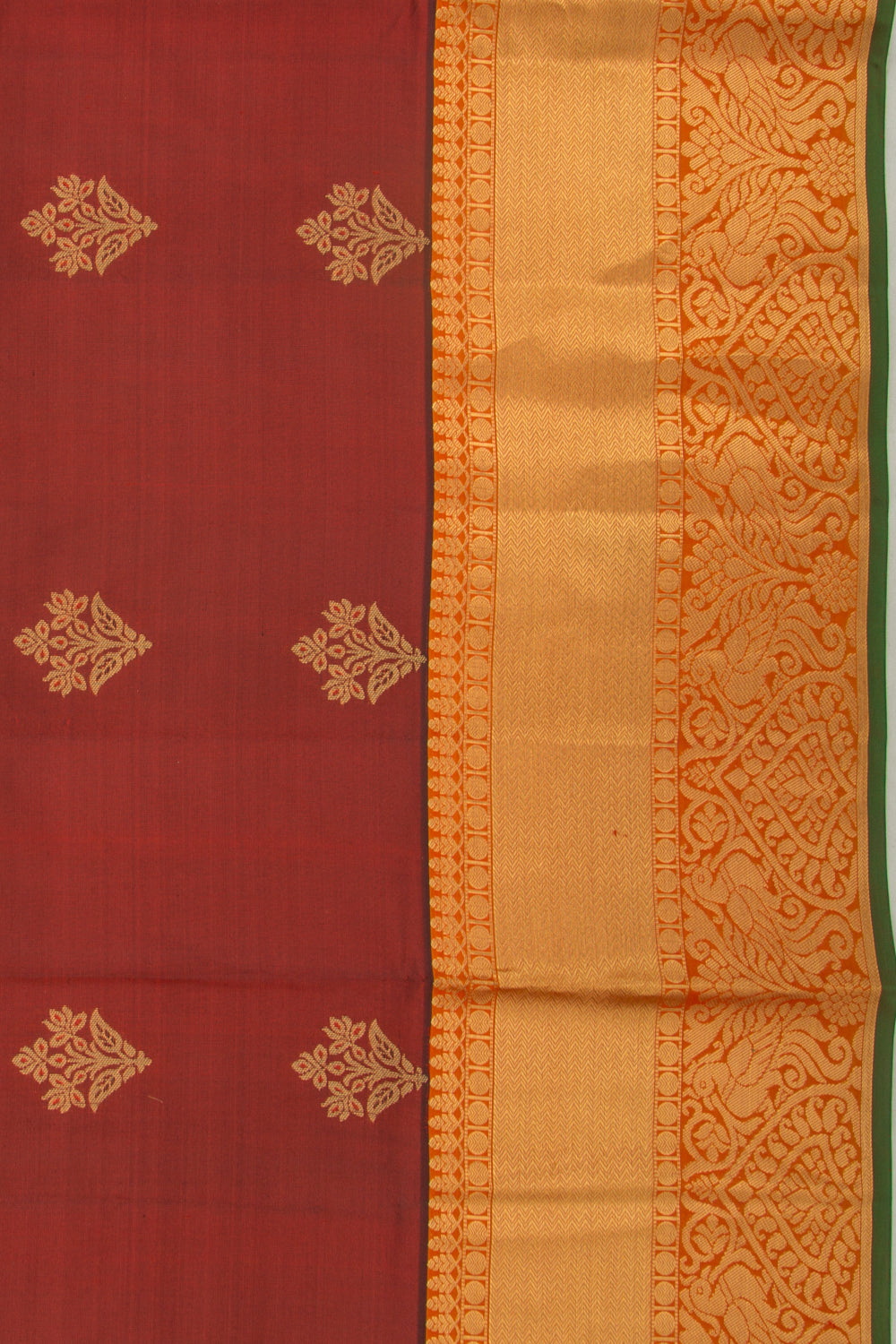 Coimbatore Soft Silk Butta Maroon Saree