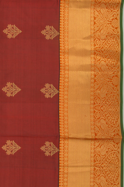 Coimbatore Soft Silk Butta Maroon Saree