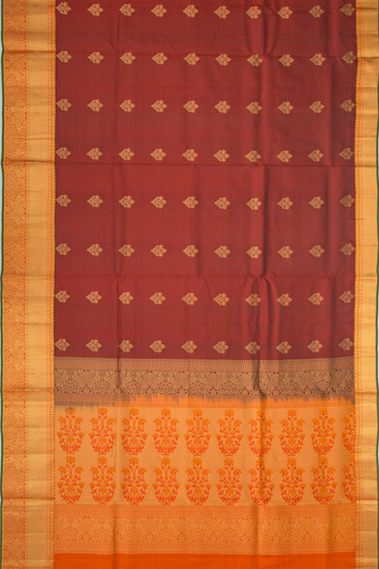 Coimbatore Soft Silk Butta Maroon Saree