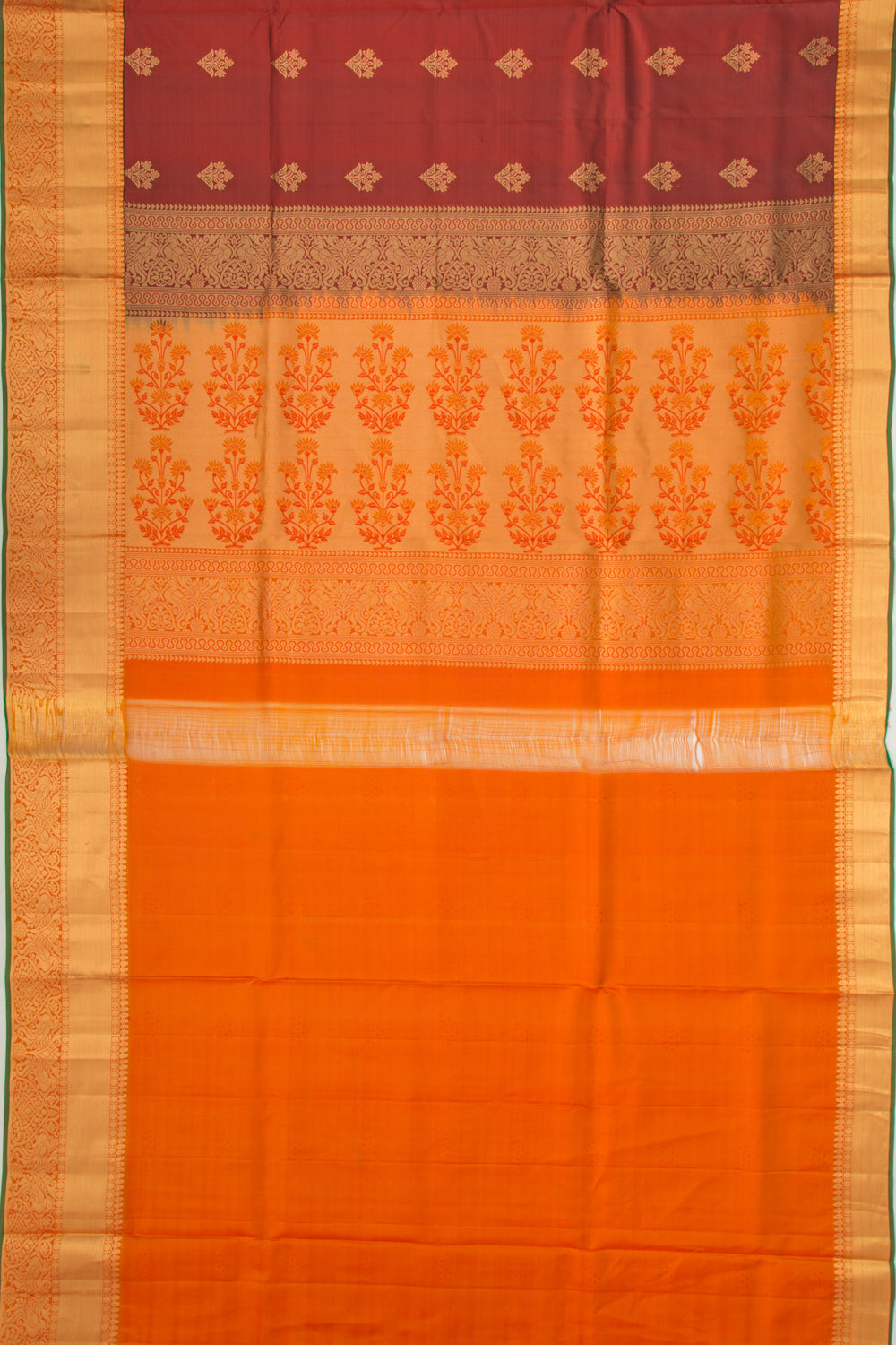 Coimbatore Soft Silk Butta Maroon Saree