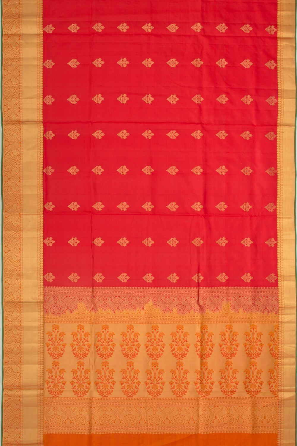 Coimbatore Soft Silk Butta Red Saree