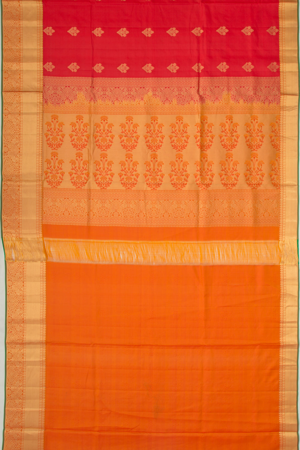 Coimbatore Soft Silk Butta Red Saree