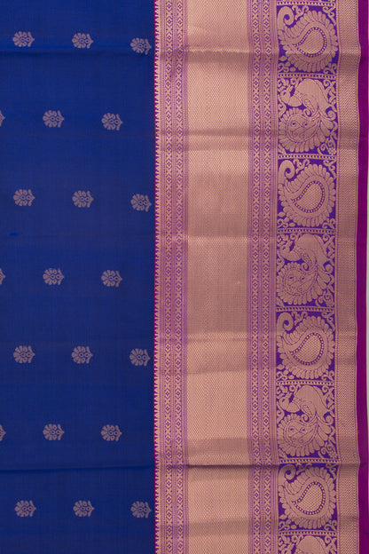Coimbatore Soft Silk Butta Royal Blue Saree