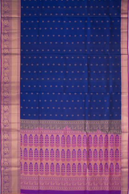 Coimbatore Soft Silk Butta Royal Blue Saree