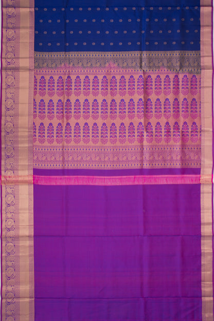 Coimbatore Soft Silk Butta Royal Blue Saree