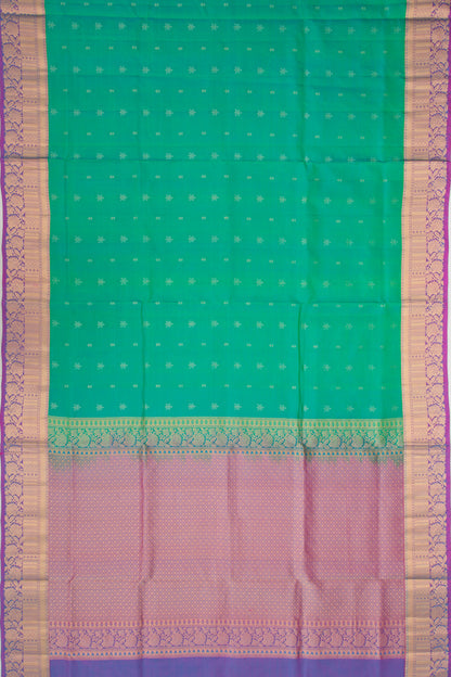 Coimbatore Soft Silk Butta Dual Tone Green Saree