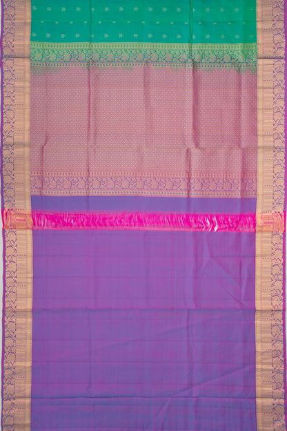 Coimbatore Soft Silk Butta Dual Tone Green Saree