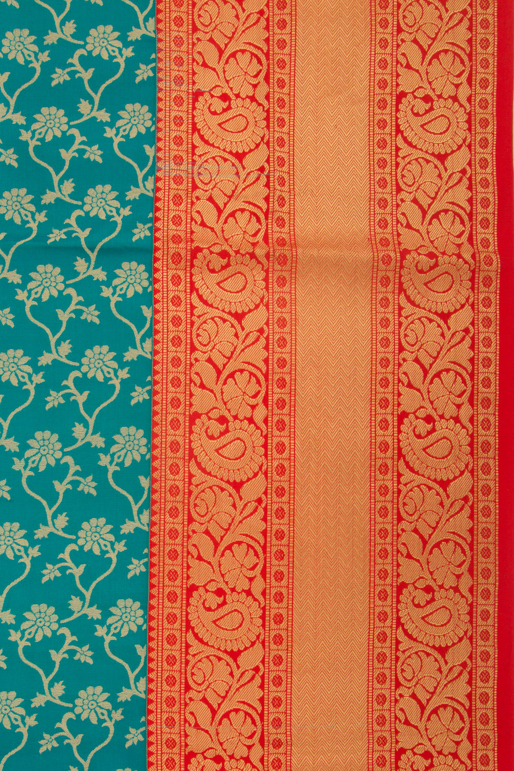 Coimbatore Soft Silk Jaal Sky Blue Saree