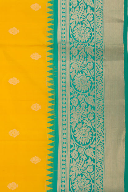 Coimbatore Soft Silk Butta Yellow Saree