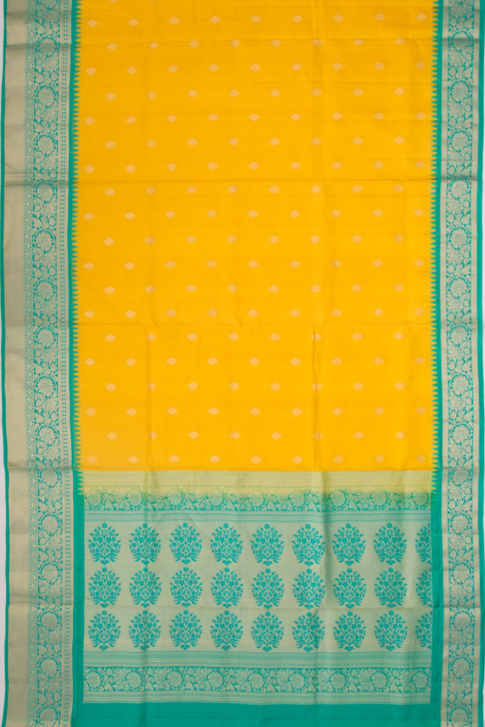 Coimbatore Soft Silk Butta Yellow Saree