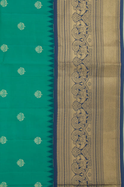 Coimbatore Soft Silk Butta Green Saree