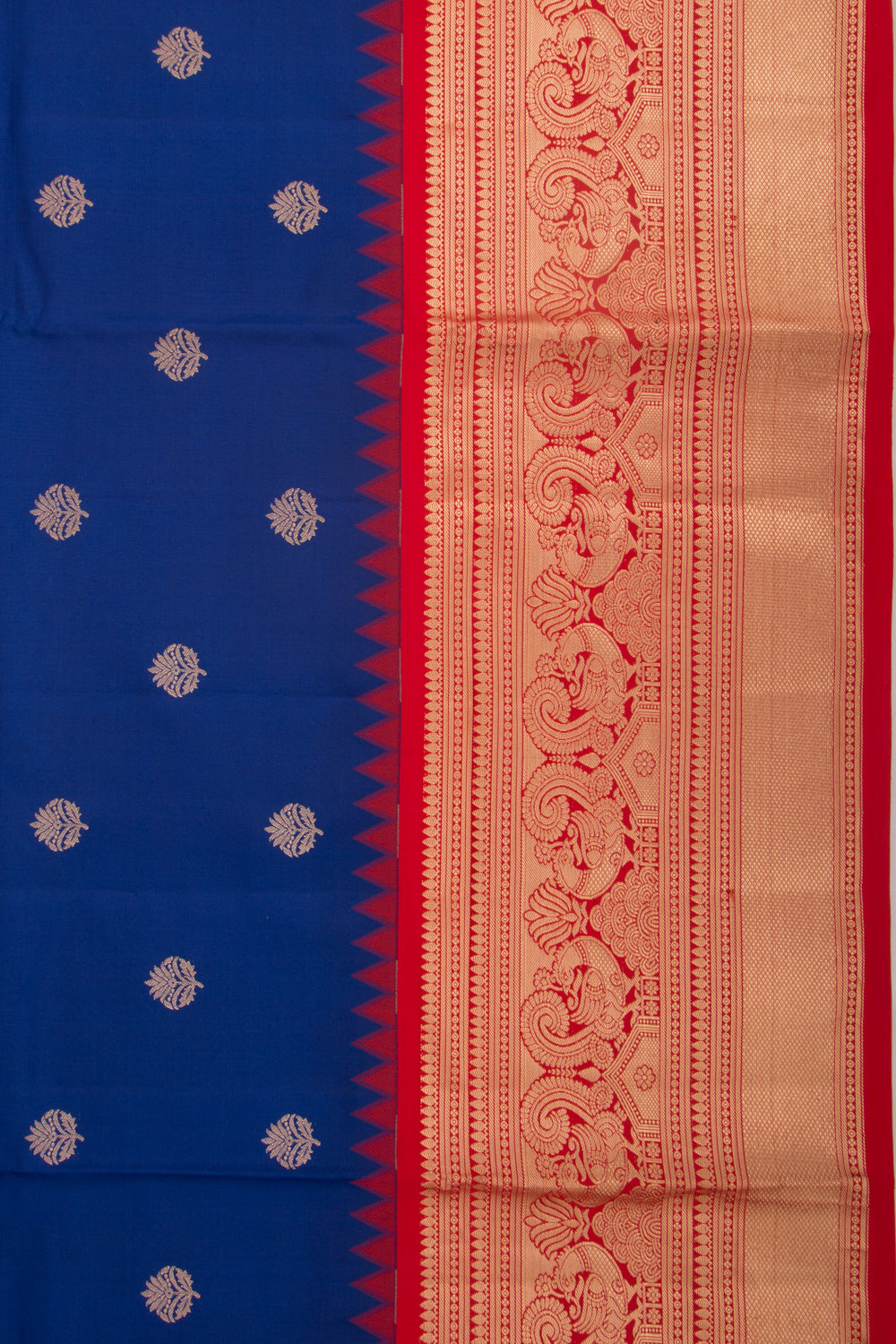 Coimbatore Soft Silk Butta Royal Blue Saree