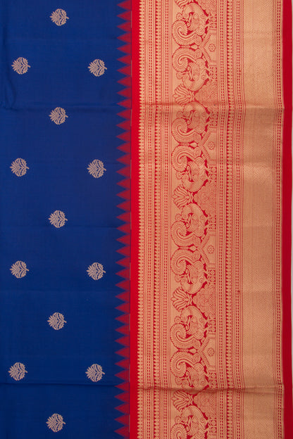 Coimbatore Soft Silk Butta Royal Blue Saree