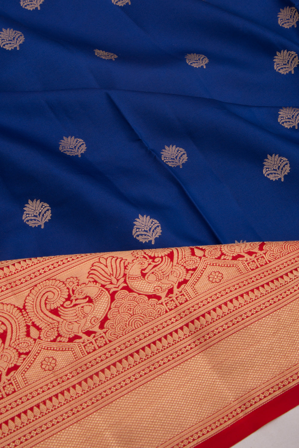Coimbatore Soft Silk Butta Royal Blue Saree