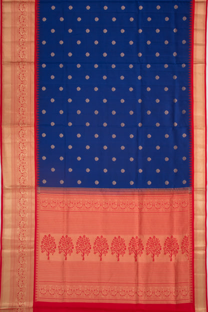 Coimbatore Soft Silk Butta Royal Blue Saree
