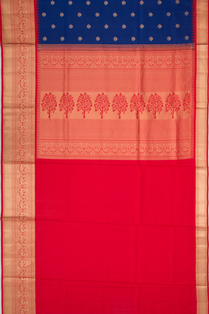 Coimbatore Soft Silk Butta Royal Blue Saree