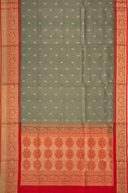 Coimbatore Soft Silk Butta Grey Saree