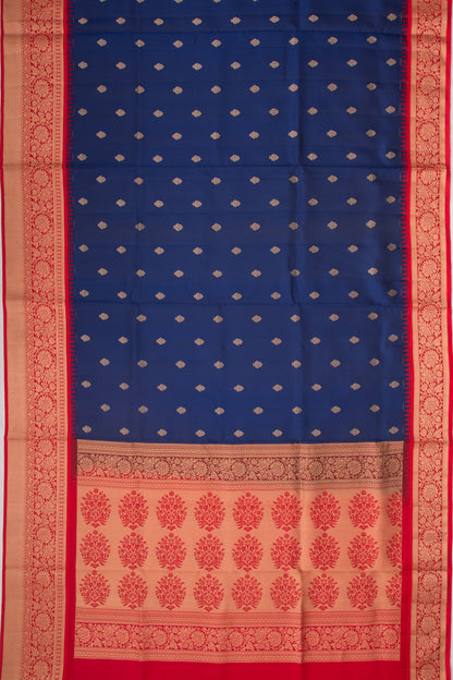 Coimbatore Soft Silk Butta Dark Blue Saree