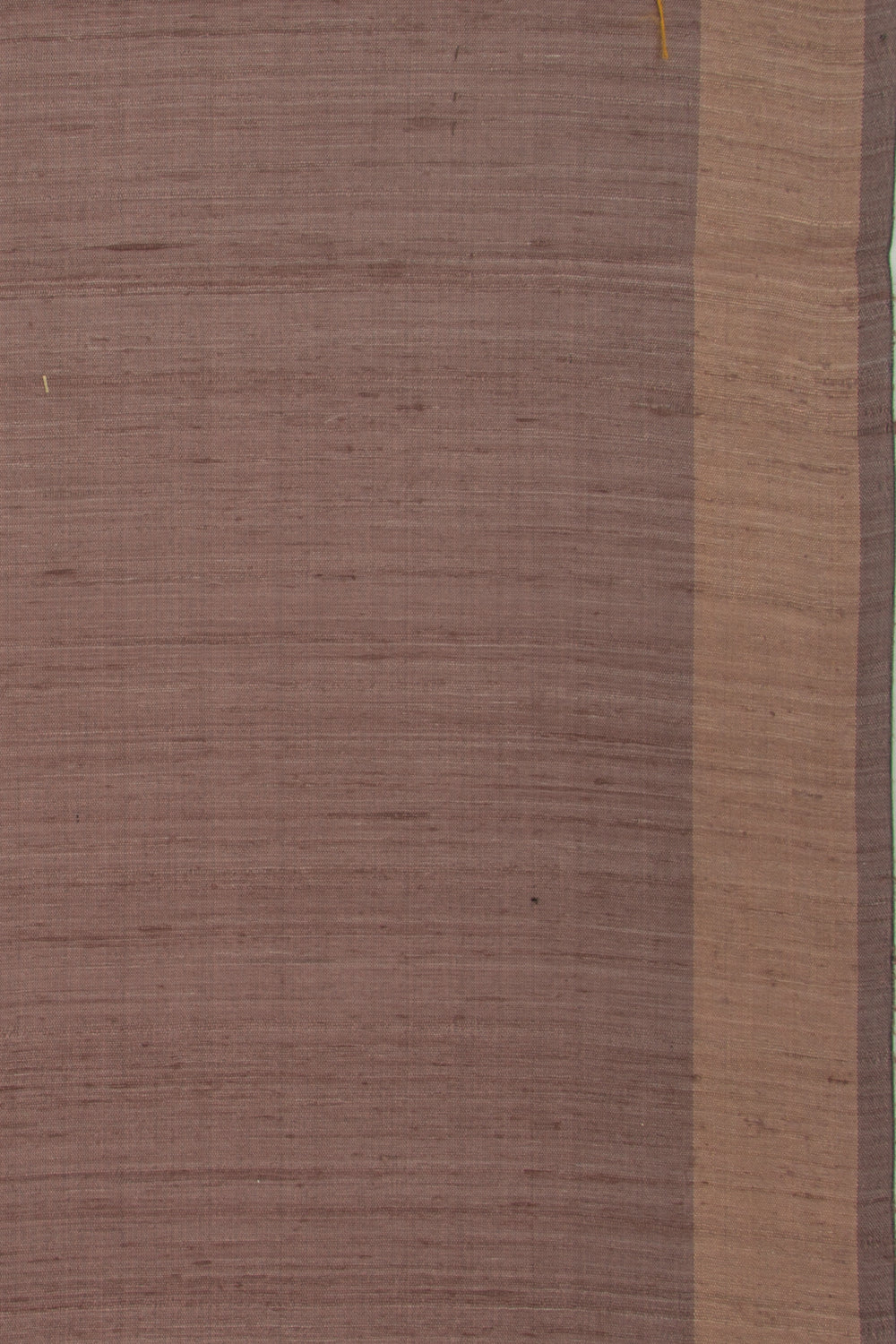 Tussar Plain Choco Brown Saree